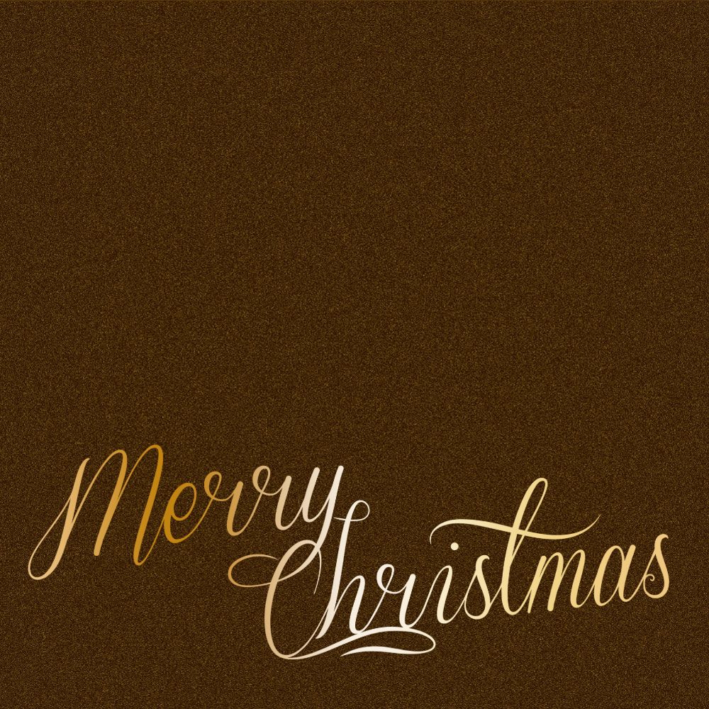Merry Christmas - brun
